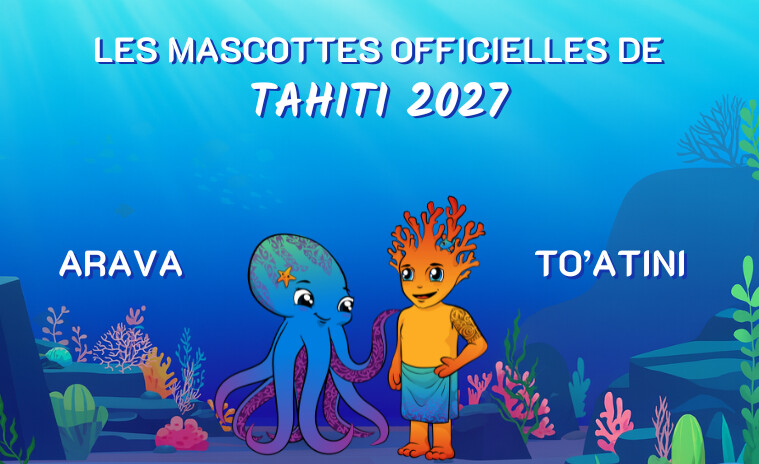 Rencontrez les mascottes des Jeux du Pacifique