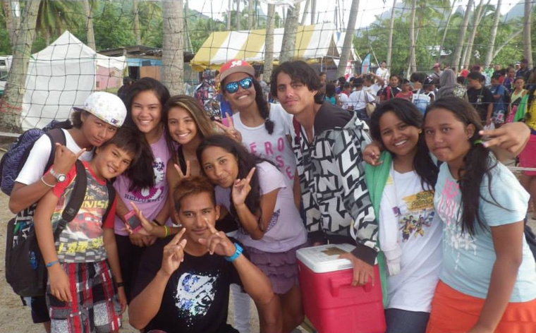 “Ma première Saga, c’était la Saga Painapo en 2013, à Moorea”, se rappelle la jeune femme (Crédit : archive personnelle). “Ma première Saga, c’était la Saga Painapo en 2013, à Moorea”, se rappelle la jeune femme (Crédit : archive personnelle).