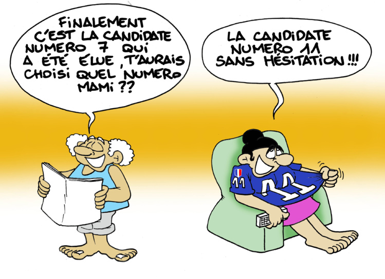 " Miss Tahiti " par Munoz