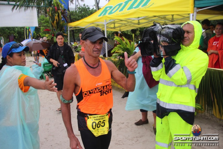 Georges Richmond, 2e lors du dernier marathon de Moorea Georges Richmond, 2e lors du dernier marathon de Moorea