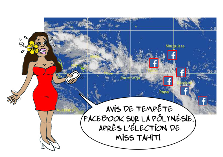 "La polémique Miss Tahiti" par Munoz