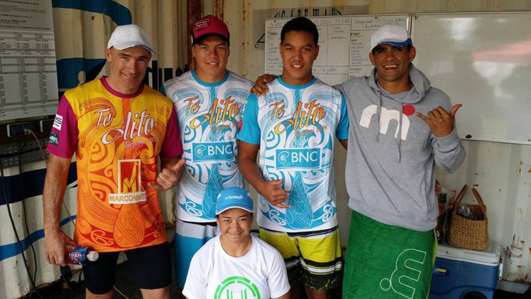 Tupuria King, 2e à partir de la gauche, a remporté la course © Phil Hellesoe Tupuria King, 2e à partir de la gauche, a remporté la course © Phil Hellesoe