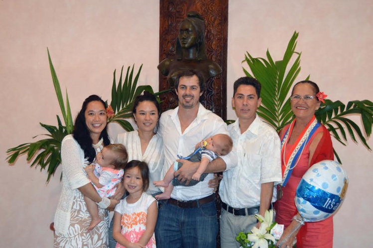 La mairie de Pirae célèbre son 2ème baptême civil La mairie de Pirae célèbre son 2ème baptême civil