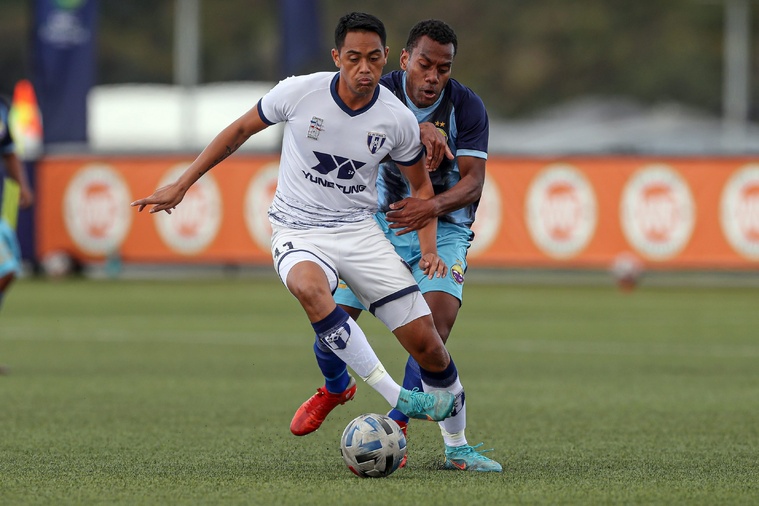 Roonui Tehau est l'un des six joueurs de l'effectif ayant participé à la finale 2022. @OFC Media via Phototek