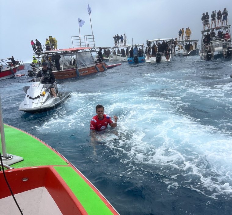 Kauli Vaast après sa victoire @Valentin Fleury