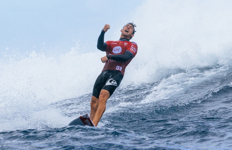 Griffin Colapinto se souviendra longtemps de cette journée. @WSL Matt Dunbar