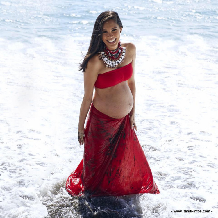 Mehiata Riaria, Miss Tahiti 2013 est maman