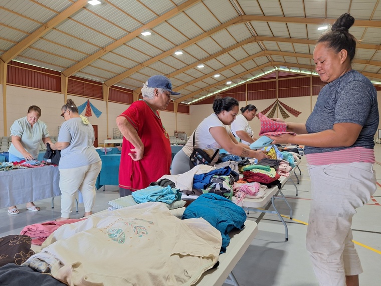 Cette action sociale a attiré de nombreuses familles dès l’ouverture grâce à de généreux donateurs (Crédit : Anne-Charlotte Lehartel).
