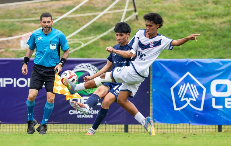 L'AS Vénus est passée tout proche de renverser Auckland. @OFC Media via Phototek