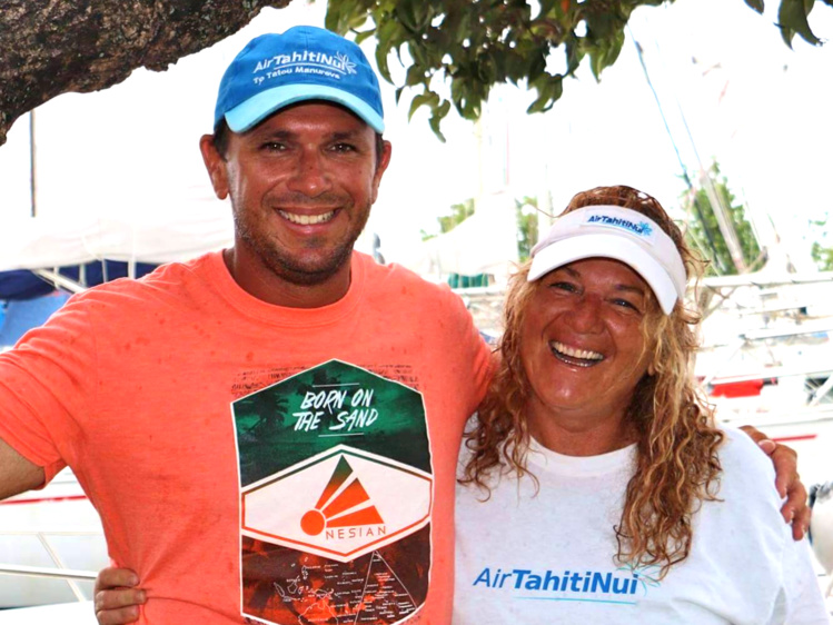 Teva et Isabelle Barbeau, arbitre internationale