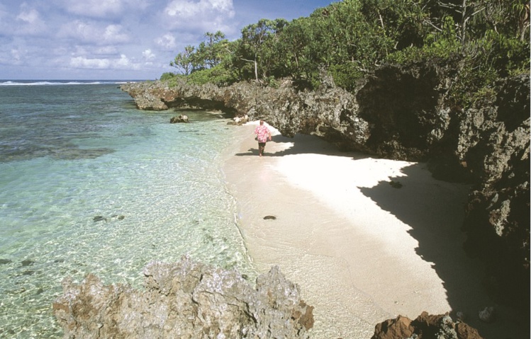La calanque dite "du dragon" à Naairoa. La calanque dite "du dragon" à Naairoa.