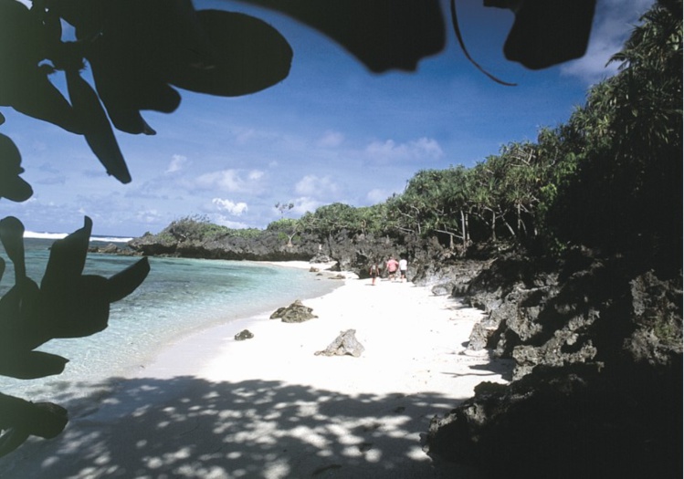 Une très belle plage dans la seconde calanque au sud-ouest de Naairoa. Une très belle plage dans la seconde calanque au sud-ouest de Naairoa.