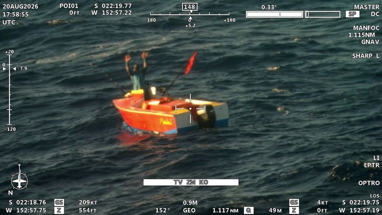 Après une panne moteur, un homme sauvé en mer à Rimatara