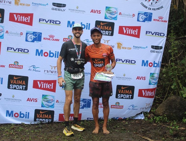 Mathias Girardet (à gauche) a nettement dominé le 42 km et Cédric Wane (à droite) a aussi fait grosse impression sur le 22 km.