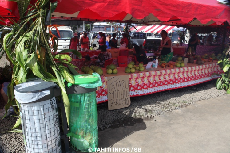 Tri sélectif et stands avec produits du terroir étaient au rendez-vous Tri sélectif et stands avec produits du terroir étaient au rendez-vous