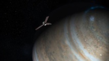 La sonde Juno de la Nasa est en orbite autour de Jupiter La sonde Juno de la Nasa est en orbite autour de Jupiter