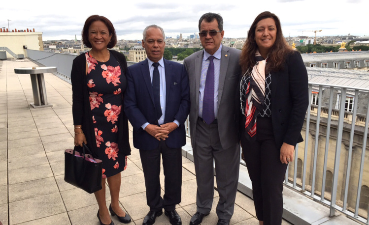 Egalité réelle : rencontre d'Edouard Fritch et Victorin Lurel 