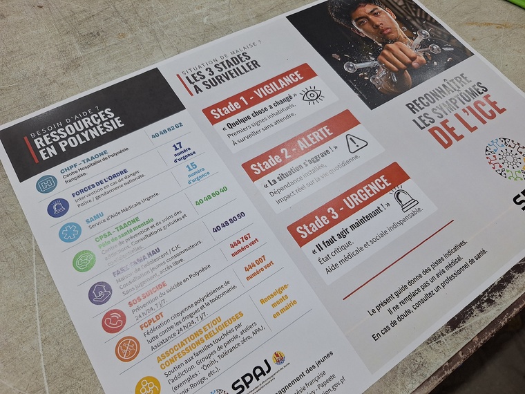 ‘A ara, la sensibilisation face à l’ice ‘A ara, la sensibilisation face à l’ice