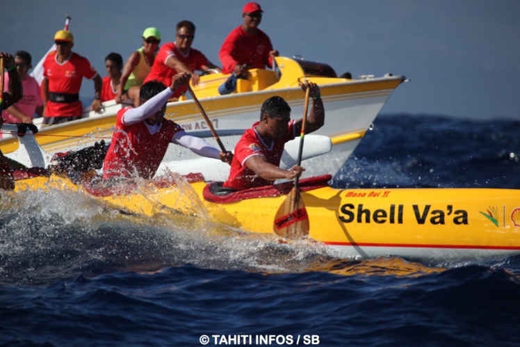 Shell Va'a a toujours apprécié cette course du Fa'ati Moorea, une course pour la culture (arch)