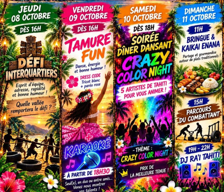 Octobre rose pour réveiller Nuku Hiva