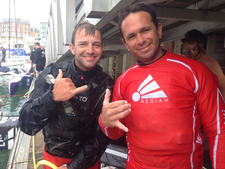 Teva Plichart avec Pierre Pennec Teva Plichart avec Pierre Pennec