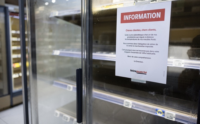 ​Des supermarchés français touchés par une cyberattaque inédite de leurs installations frigorifiques