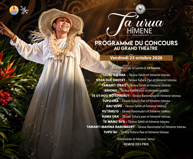 Le programme de la soirée du vendredi 23 octobre.