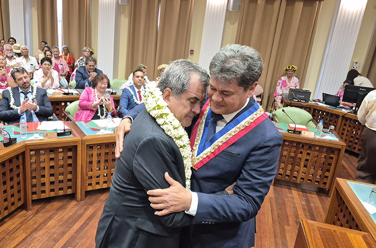 Yvonnick Raffin, nouveau maire de Pirae Yvonnick Raffin, nouveau maire de Pirae