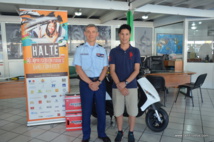 Le colonel Caudrelier aux côtés de Ryan Lesourd Le colonel Caudrelier aux côtés de Ryan Lesourd