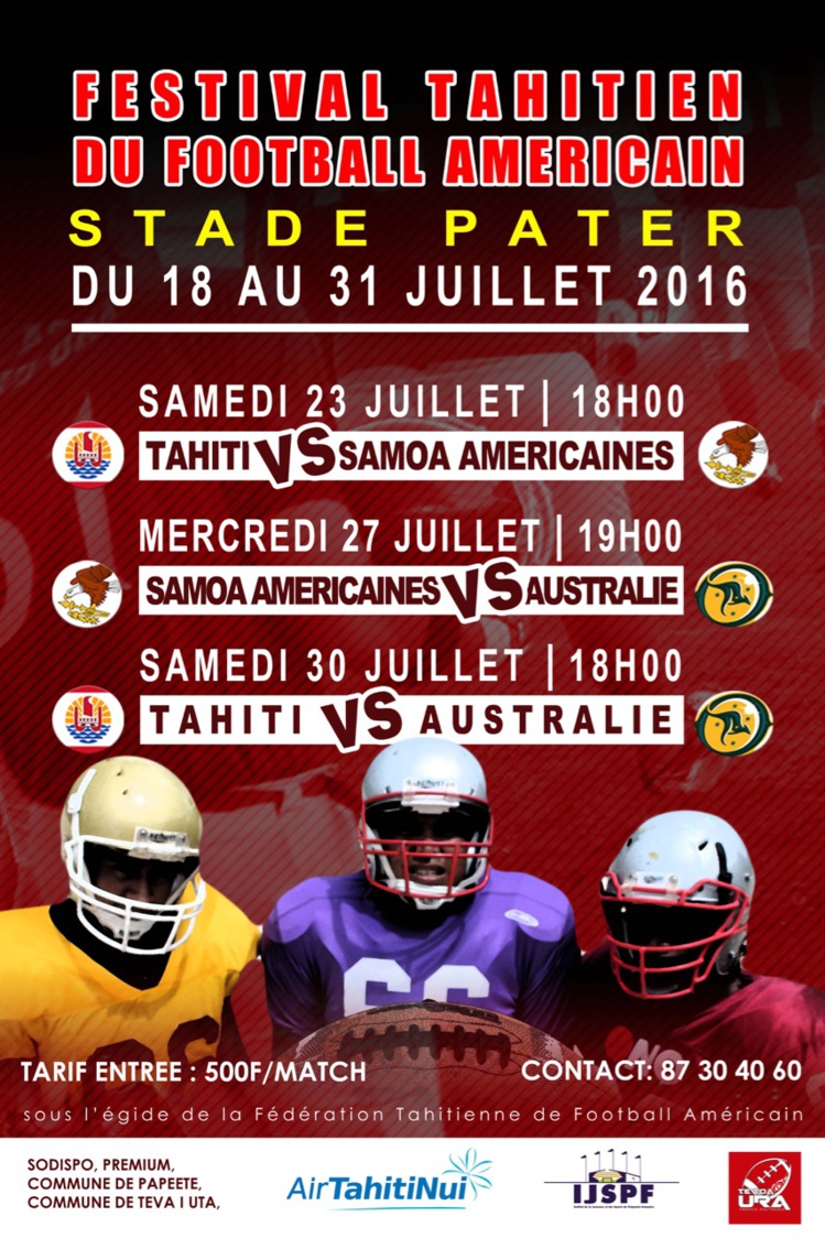 Foot US – Un festival tahitien : Le choc Tahiti-Australie-Samoa à domicile Foot US – Un festival tahitien : Le choc Tahiti-Australie-Samoa à domicile