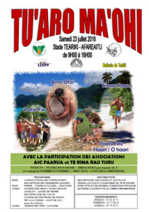 Moorea : les épreuves du Tū'aro Mā'ohi se tiendront ce samedi Moorea : les épreuves du Tū'aro Mā'ohi se tiendront ce samedi