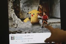 En Syrie, des Pokémons en larmes parmi les ruines En Syrie, des Pokémons en larmes parmi les ruines
