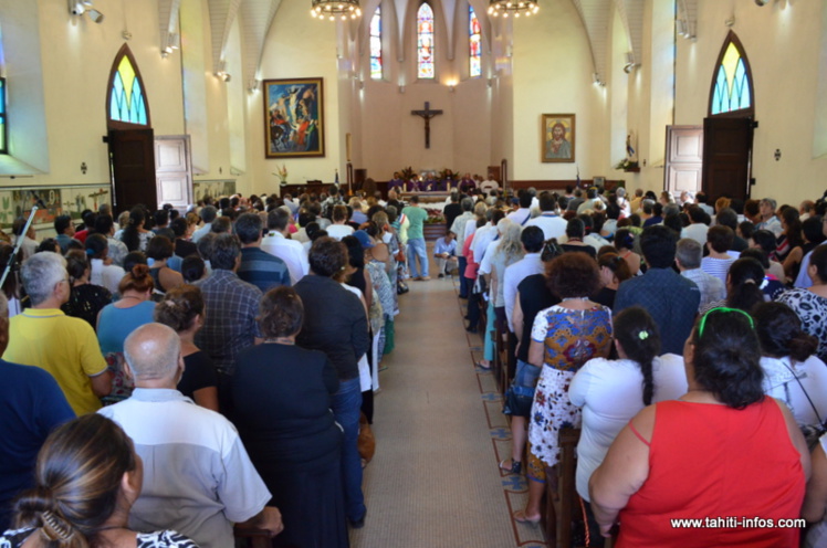Une messe est donnée mardi soir à 18 heures, cathédrale de Papeete, en hommage aux victimes de l'attentat de  l’église saint-Etienne-du-Rouvray (photo d'archives).