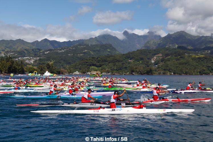 85 rameurs au départ de la course junior 85 rameurs au départ de la course junior