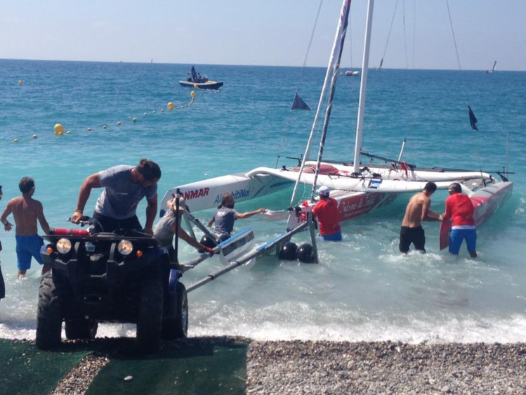 Le bateau va être rapatrié à Tahiti Le bateau va être rapatrié à Tahiti