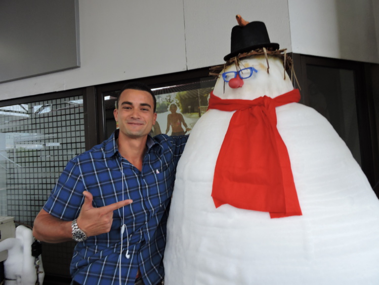 Le bonhomme de neige Olaf est installé au centre Vaima ! 