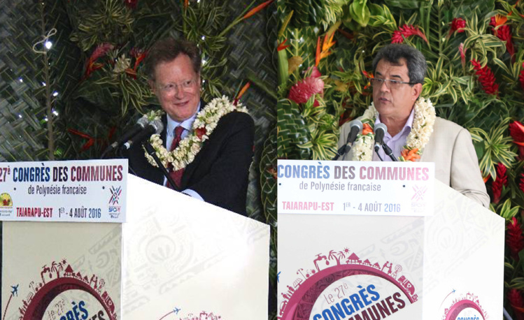 27e congrès : l’Etat et le Pays invitent les maires polynésiens à travailler dans l’intérêt général