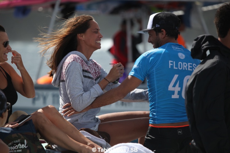 Jérémy Florès, ici avec Hinarani De Longeaux, est le tenant du titre Jérémy Florès, ici avec Hinarani De Longeaux, est le tenant du titre