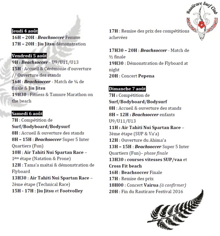SUP, surf, jiu jitsu, beachsoccer… - Rautirare Festival : Un festival pluridisciplinaire à ne pas rater SUP, surf, jiu jitsu, beachsoccer… - Rautirare Festival : Un festival pluridisciplinaire à ne pas rater