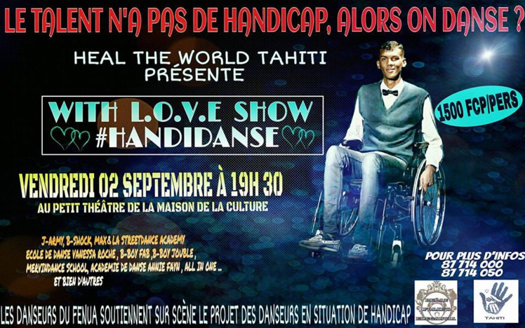 Pour interpeller le public, sur l'affiche, on voit le chanteur Stromae en fauteuil roulant.