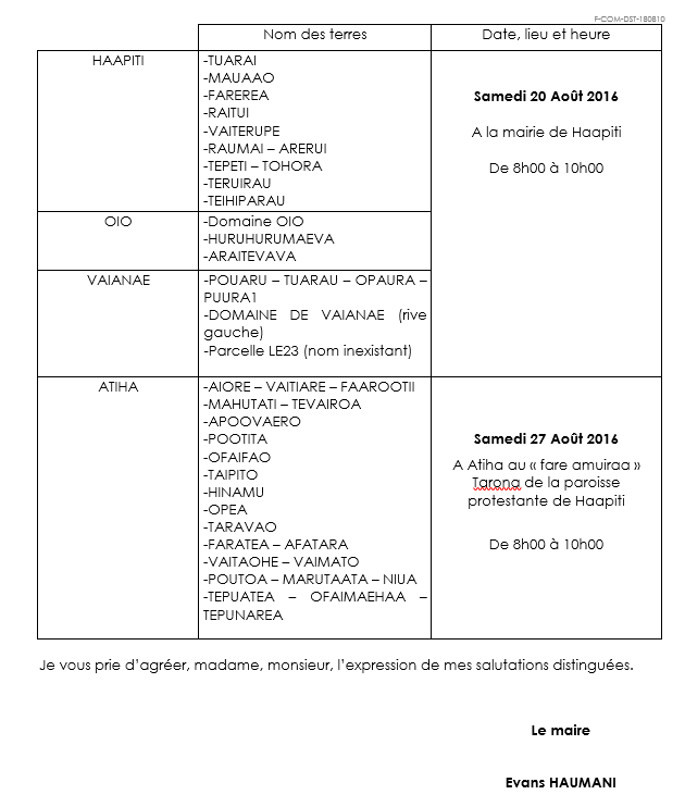 Eau : la commune de Moorea cherche d'autres ressources