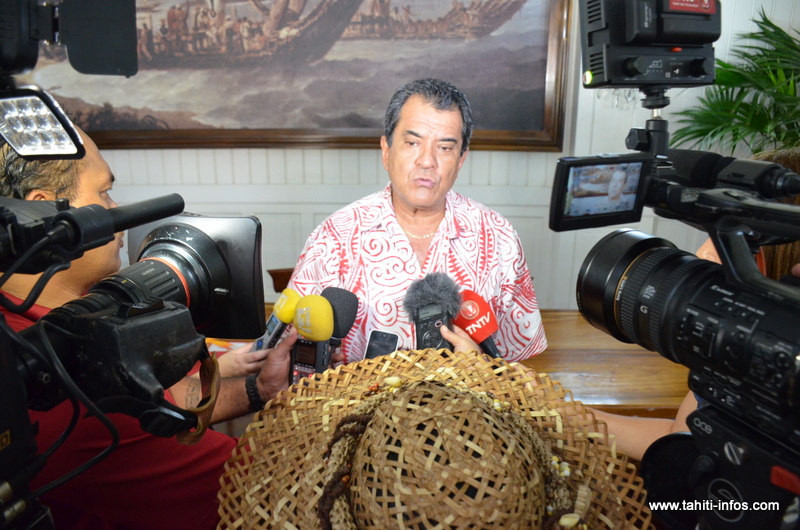 "Pour moi, cet ultimatum est irrecevable. Je n’entends pas m’y plier" a affirmé Edouard Fritch, mardi matin face au délai de trois mois laissé au gouvernement pour donner une suite favorable aux demandes exprimées dans la résolution finale du dernier congrès des communes.
