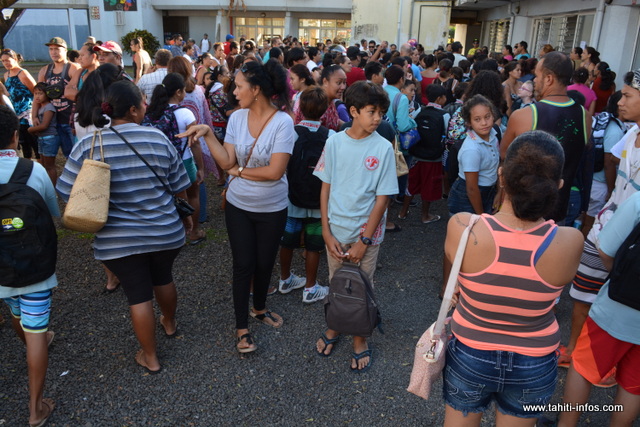 Au collège de Mahina, on répertorie 212 élèves en classe de 6ème