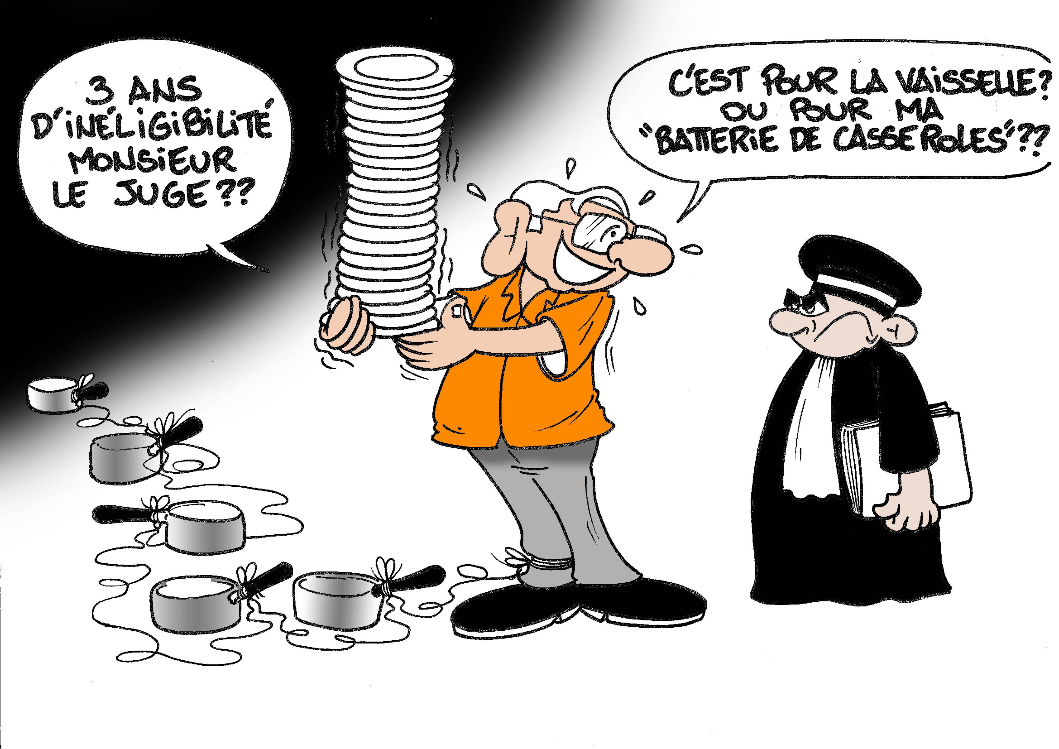 " L'affaire de la vaisselle " par Munoz