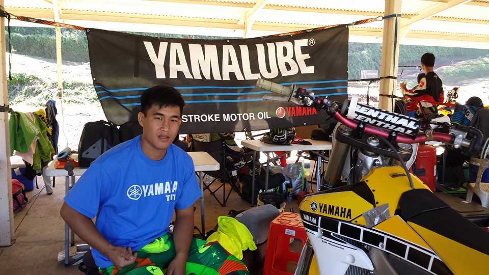 Raiarii Vonbalou est sponsorisé par Yamaha