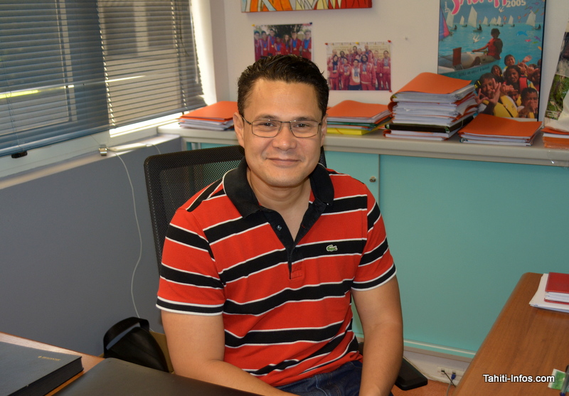 Gérald Huioutu, ancien président de Tahiti Nui Pacific Games et président de la Fédération tahitienne de Tennis de Table