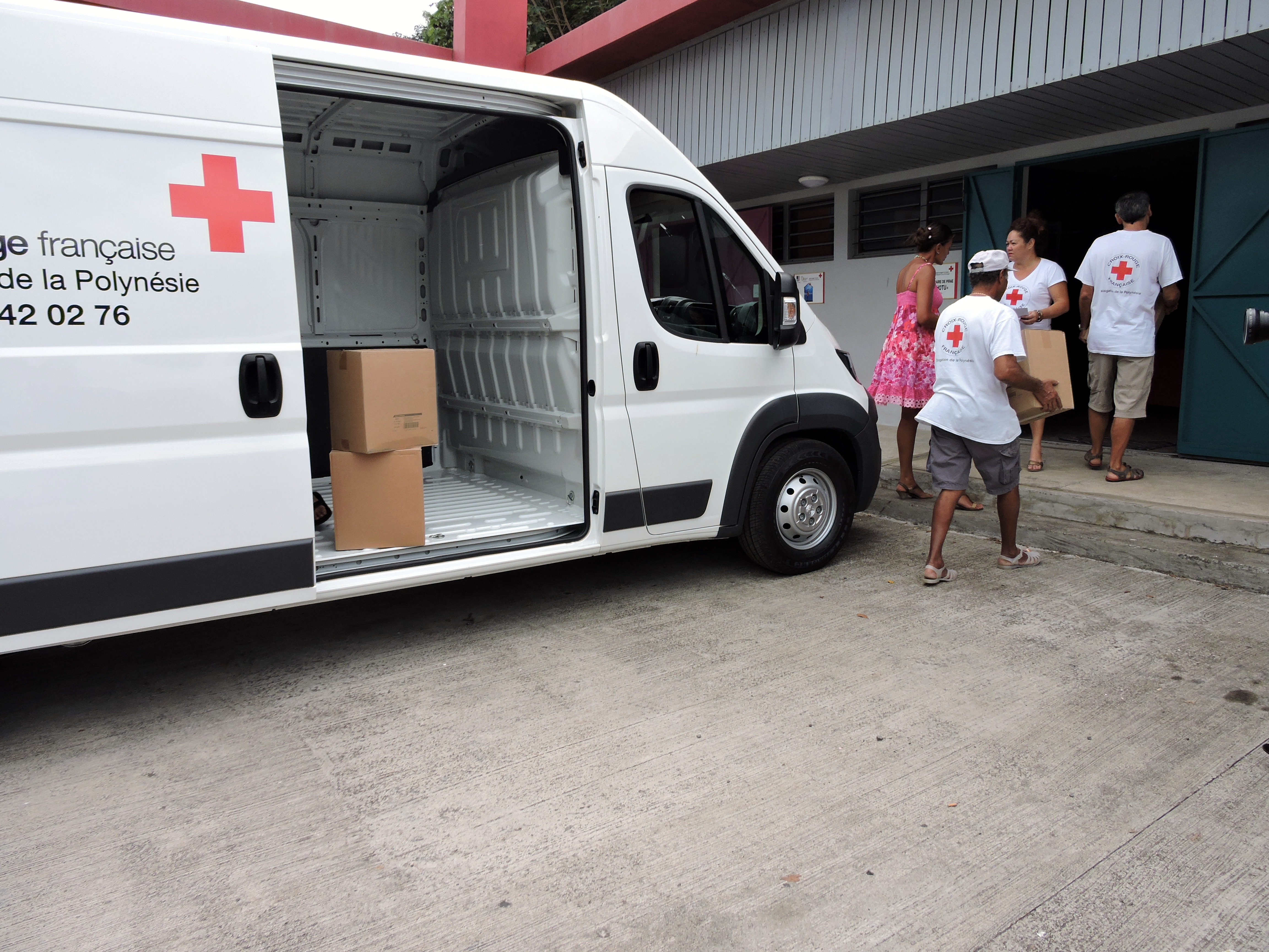 Un nouveau camion pour la croix rouge