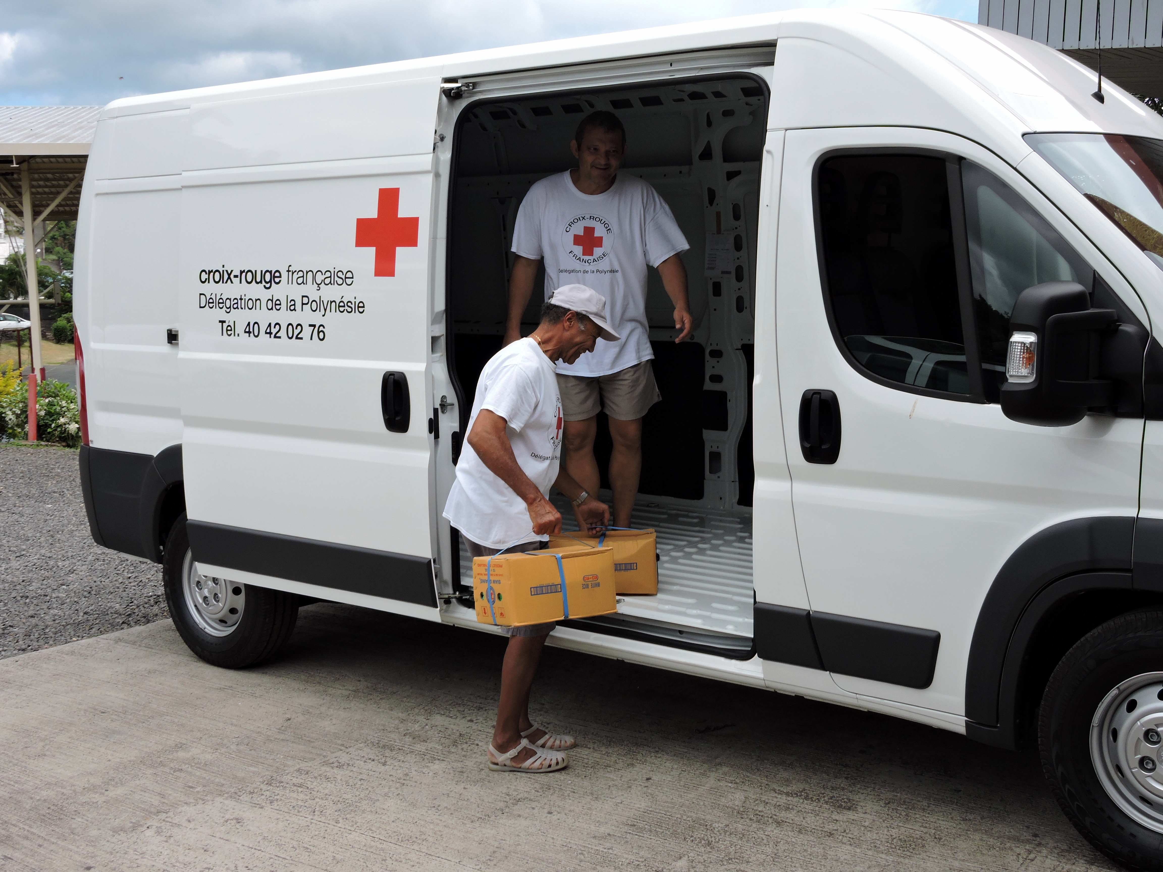 Un nouveau camion pour la croix rouge