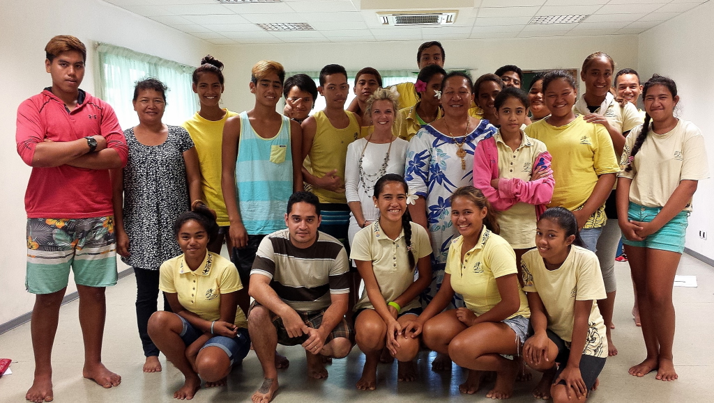 L'histoire des pari pari expliquée aux collégiens de Taunoa 