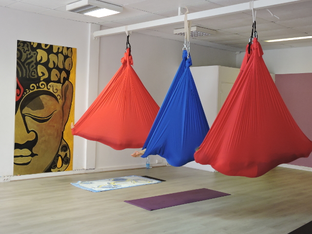 On se détend comme dans un cocon dans le hamac.